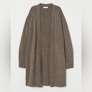 H&M greenish grey cardigan